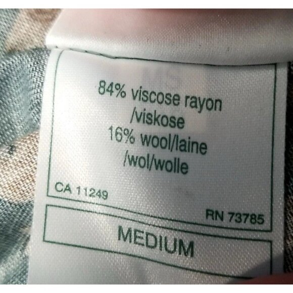 Laura Ashley Vtg Green Floral Pull On Midi Skirt w Pockets Sz M Floral Boho - Picture 4 of 6